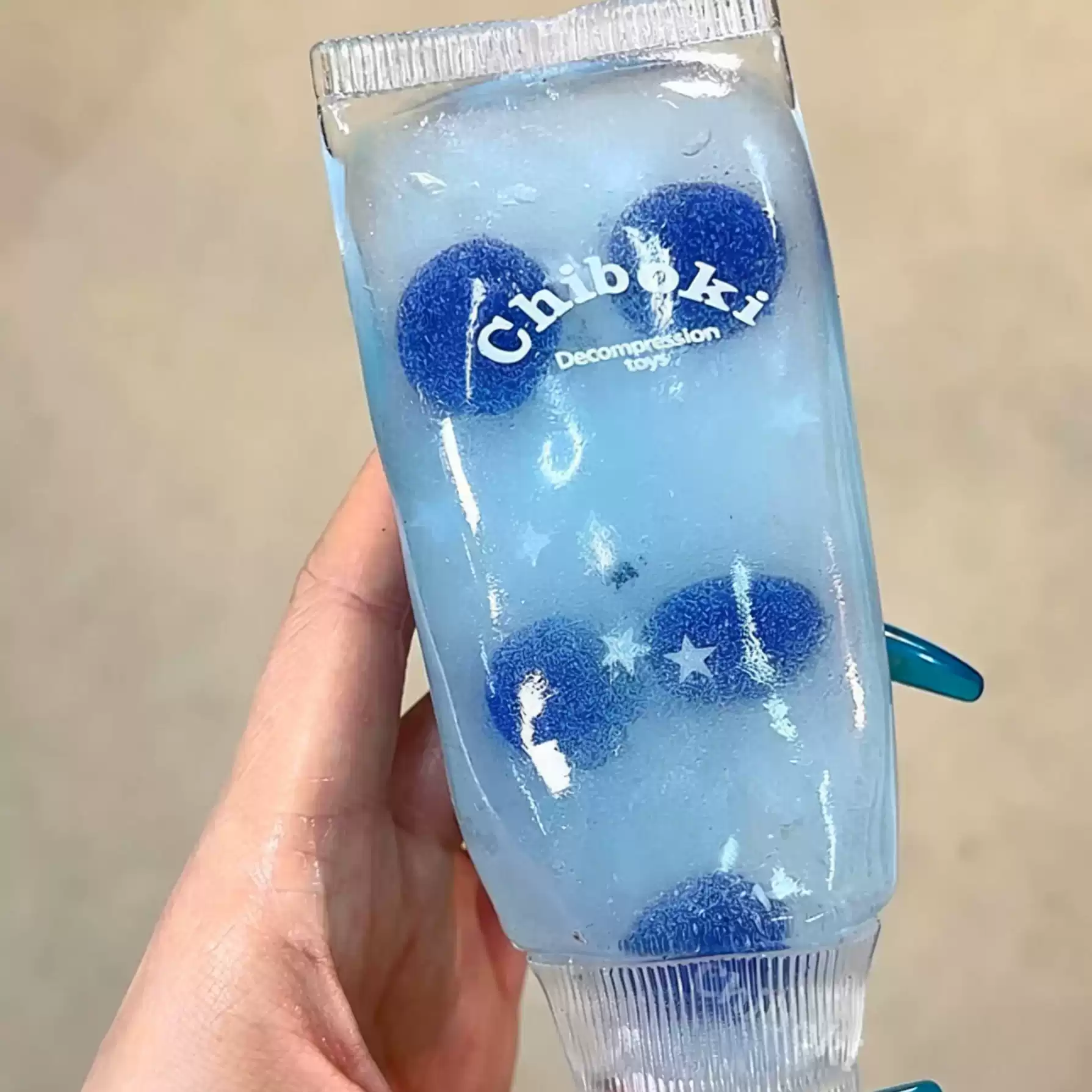 Chiboki's Jam Tube - Thin-skinned, malleable, non-rebounding, muscle weakness toothpaste, handmade ball, stress-relieving, squishy toy.