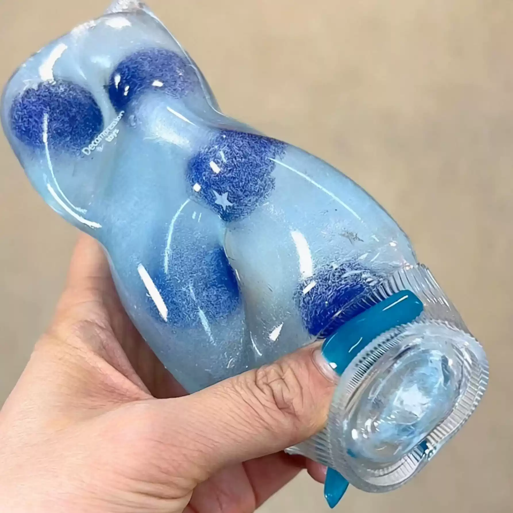 Chiboki's Jam Tube - Thin-skinned, malleable, non-rebounding, muscle weakness toothpaste, handmade ball, stress-relieving, squishy toy.