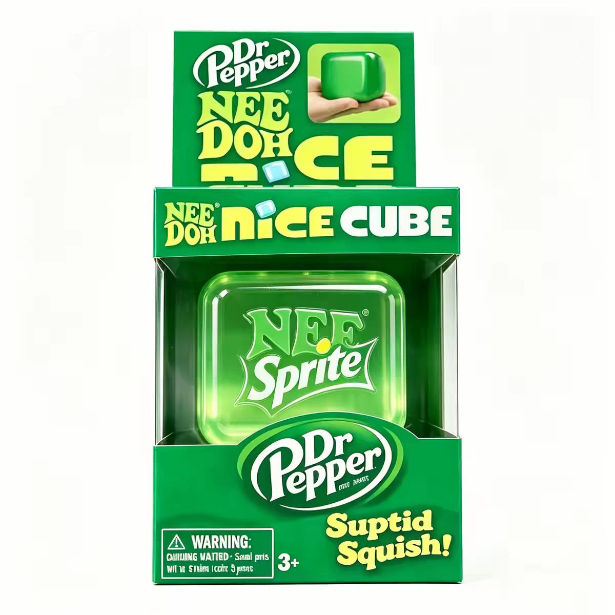 NeeDoh Schylling Nice Cube Collaboration Ice Cube Water Drop Sensory Decompression