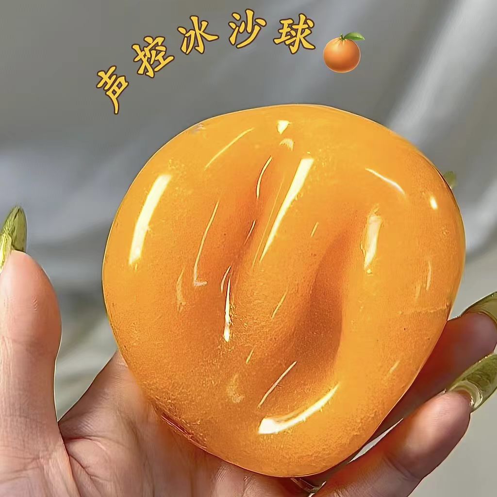 New DIY Smoothie Balls, Sound-Activated Series, Squeezable Balls, Pure Handmade DIY Base, Decompression Relief Gift for Children
