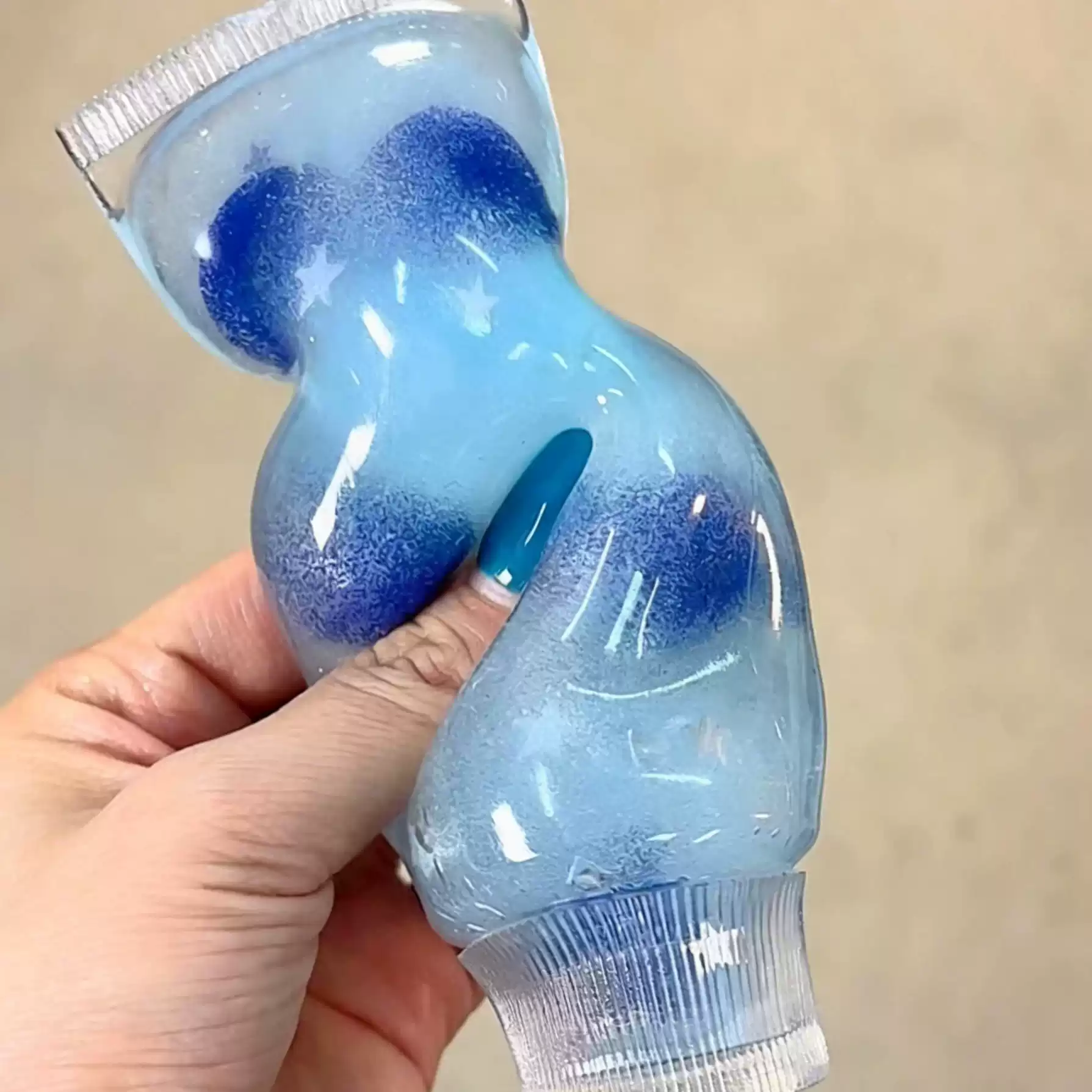 Chiboki's Jam Tube - Thin-skinned, malleable, non-rebounding, muscle weakness toothpaste, handmade ball, stress-relieving, squishy toy.